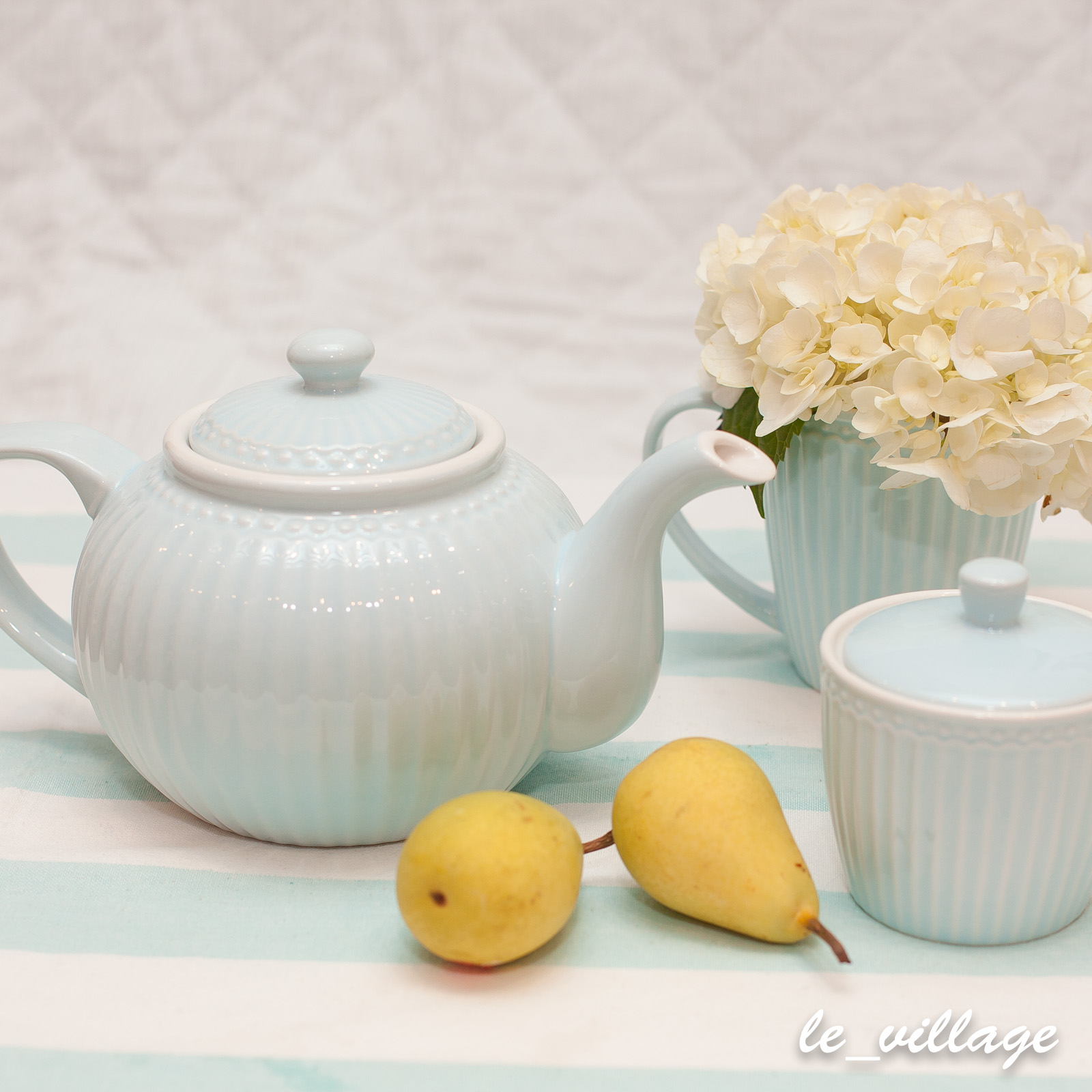 STWSUGAALI2906 Сахарница "Alice Pale Blue" Greengate  - Вид №1
