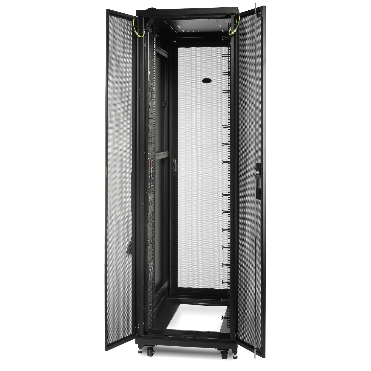 AR2400 Netshelter sv 42u 600mm wide x 1060mm deep enclosure with sides black APC Santreyd  - Вид №1