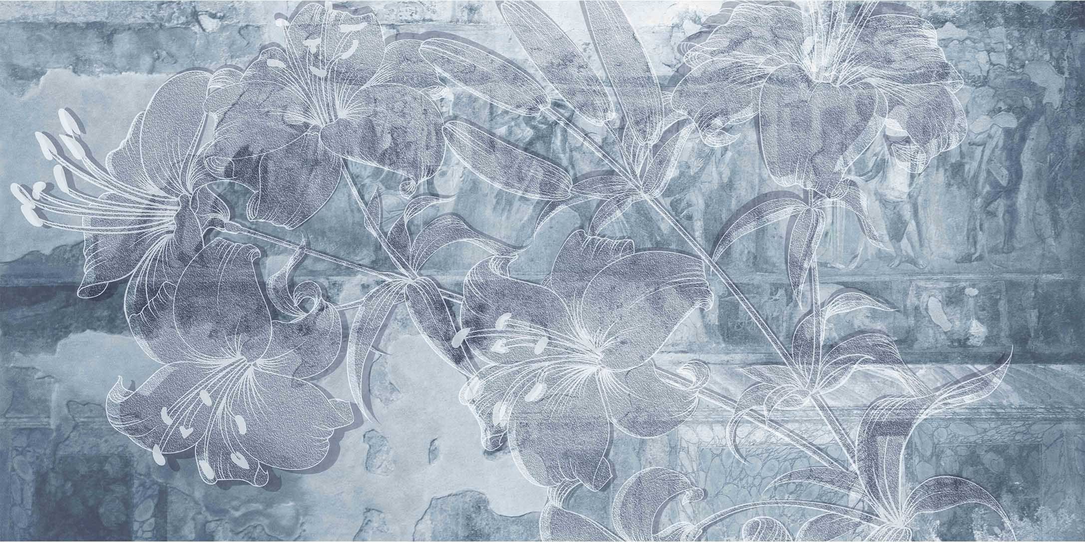 Обои с цветочными мотивами Creativespace Prêt-à-porter ARCH-00030522 - Вид №2