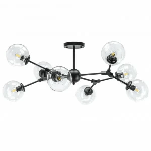 Потолочная люстра Lightstar Beta 785087 черная LIGHTSTAR ДИЗАЙНЕРСКИЕ, BETA, ШАР 222861 Черный