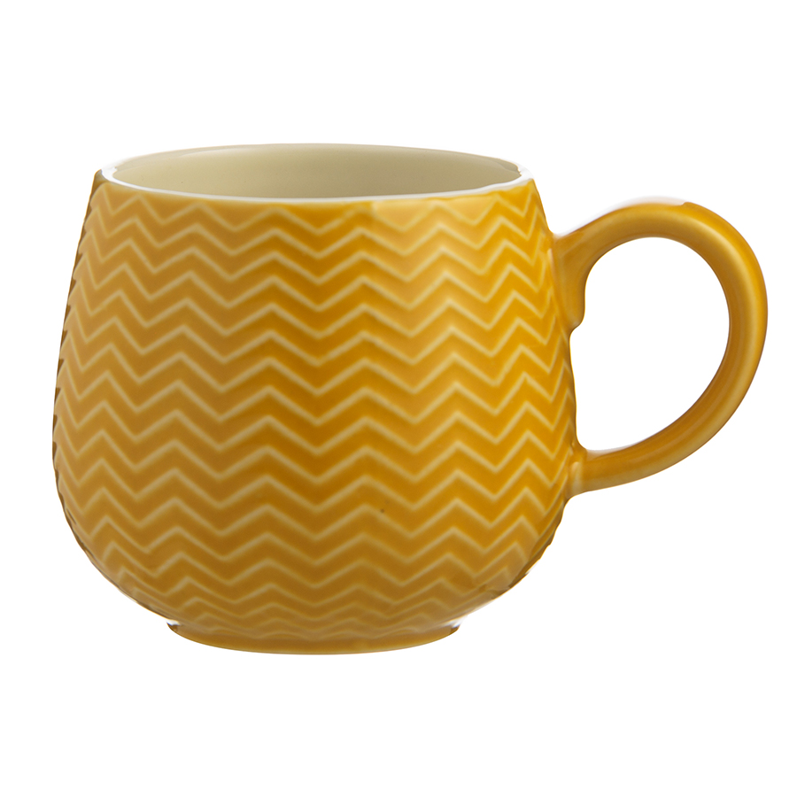 2002.142 Кружка embossed, 350 мл, горчичная Mason Cash 