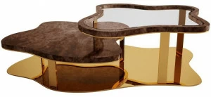 Malabar Журнальный столик из орехового дерева для гостиной Marina