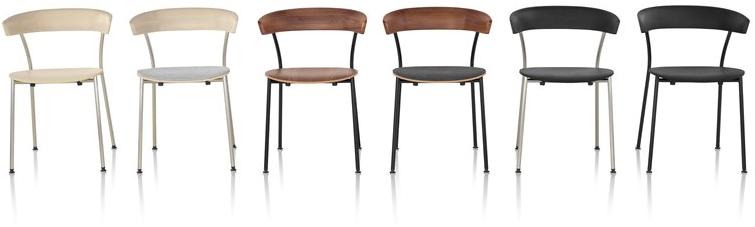 Herman Miller Стул со встроенной подушкой и деревянной или металлической основой Leeway sun-id-1430527 - Вид №8