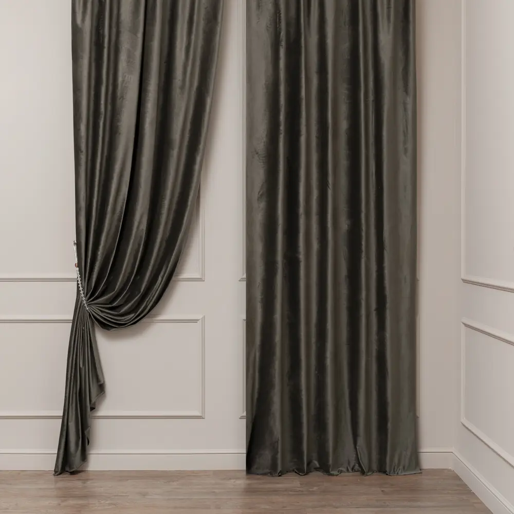 ЛТ ткань 1 п/м бархат lucio коричневый 13 300 см TEX REPUBLIC STLM-2198946 - Вид №3