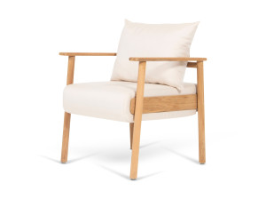 Садовый стул из тикового дерева с подушками Sunbrella