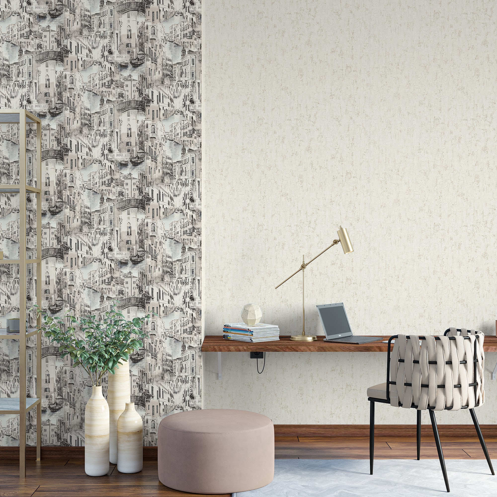 82912525 Обои флизелиновые чёрно-белые 1.06 м PP71607-14 Lucia Santreyd - Вид №2