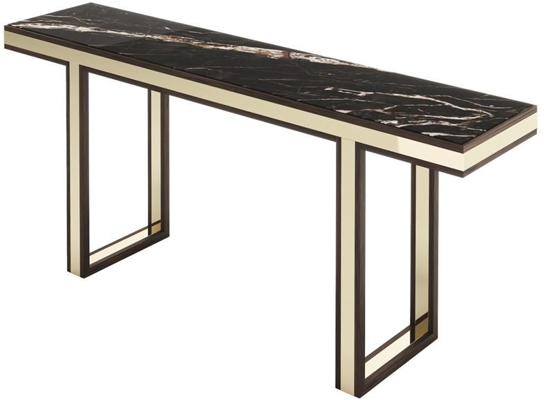 Laskasas Прямоугольная консоль из мрамора Pearl sun-id-1480123 - Вид №1