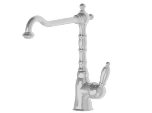 Однорычажный смеситель для кухни с поворотным изливом