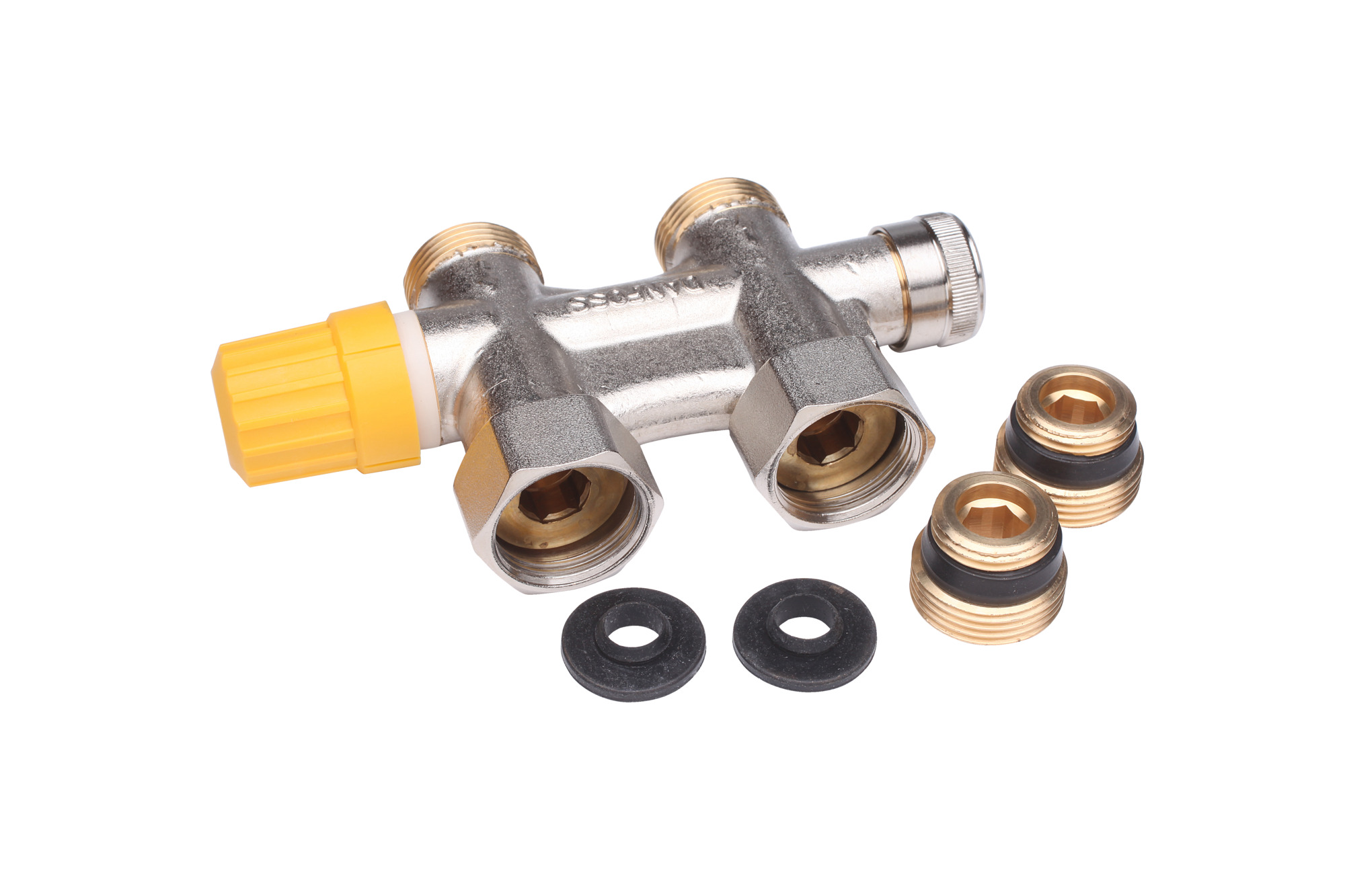 Danfoss Гарнитура VHS для двухтрубной системы отопления VHS кл. т/рег. угловой 1/2" * 3/4" 013G4741  - Вид №1