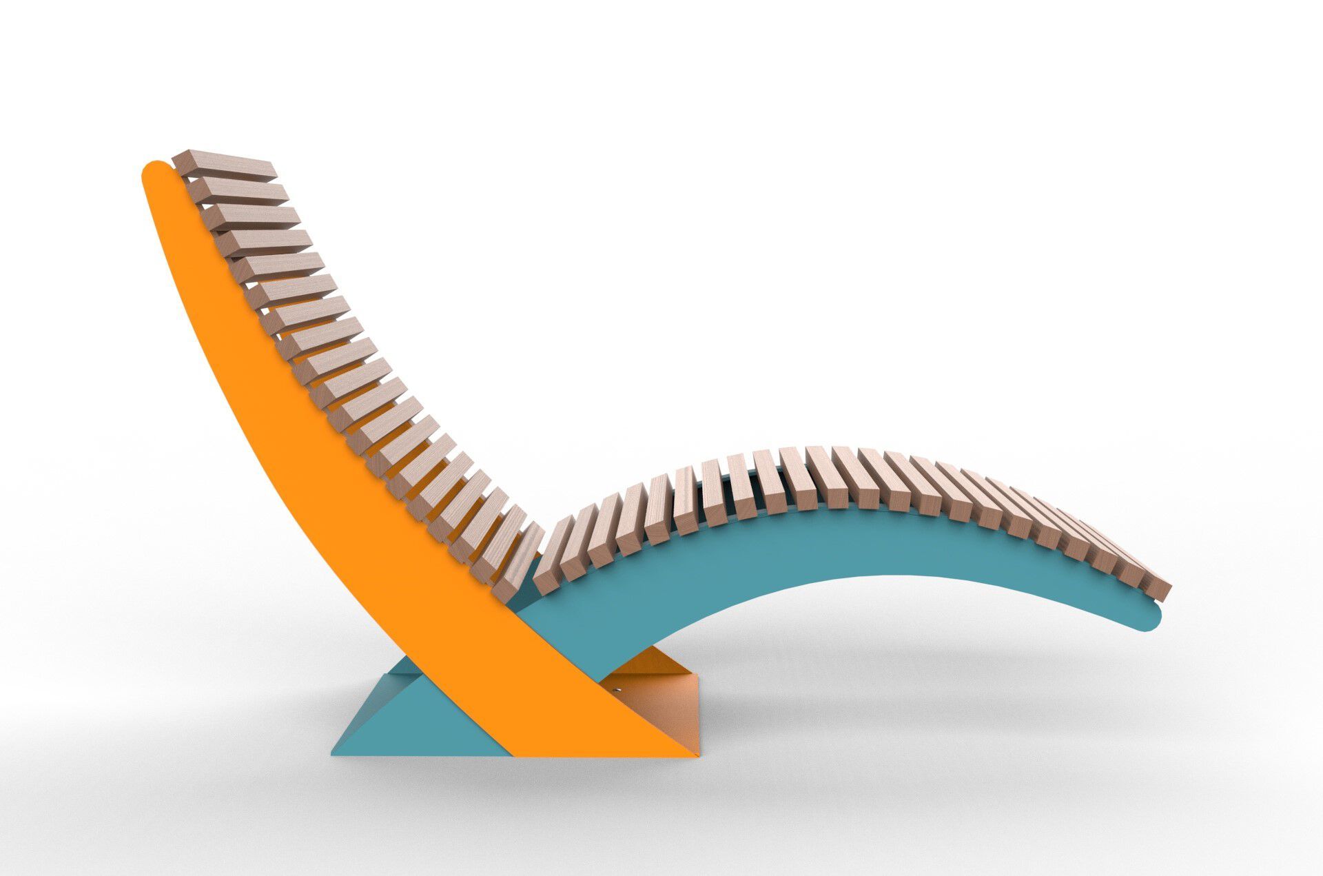 Наружное сиденье из стали и дерева CITYSì DOVE ARCH-00114855 - Вид №2