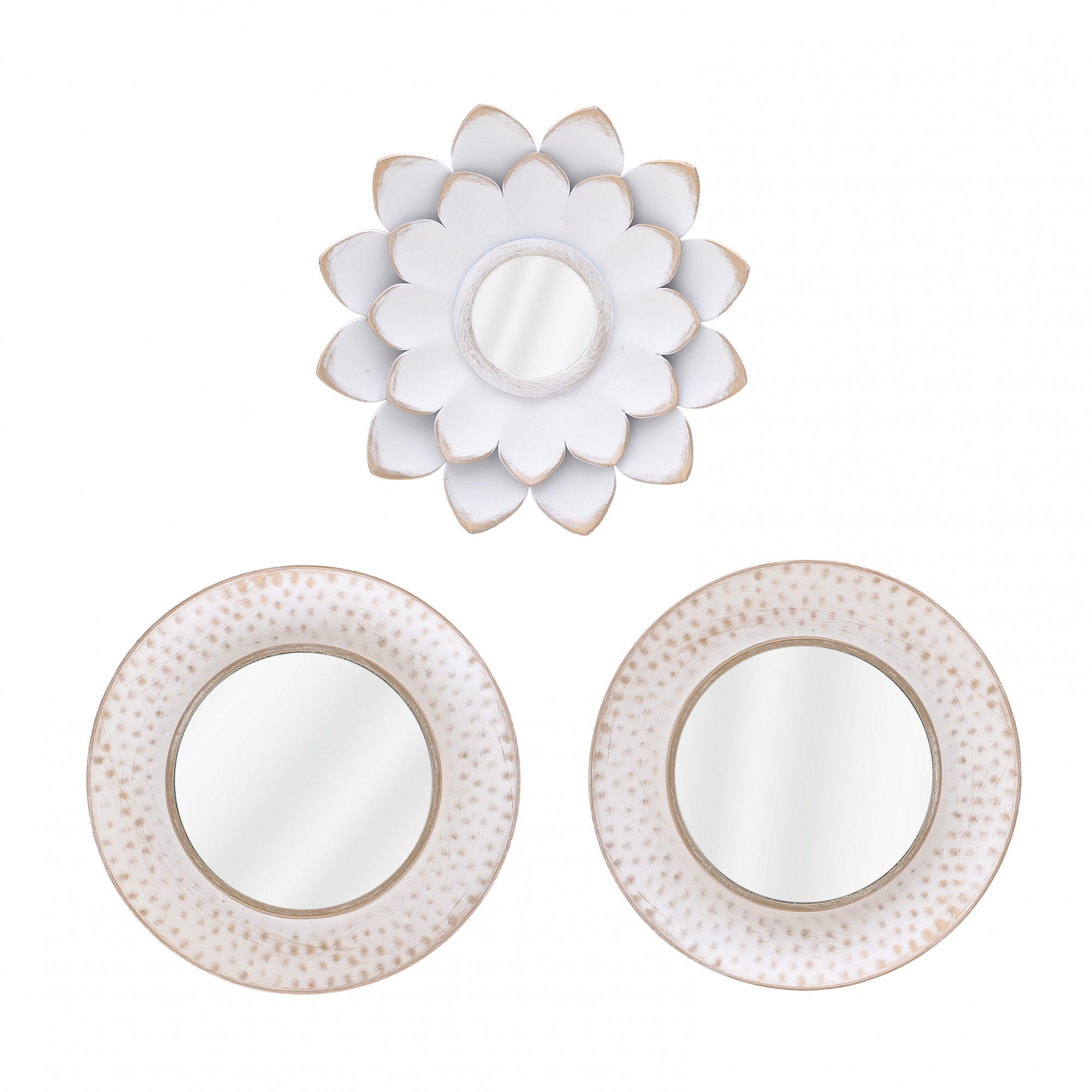 3870290.0015 ДЕКОР НАСТЕННЫЙ-ЗЕРКАЛО, НАБОР 3 ПРЕДМЕТА TO4ROOMS 