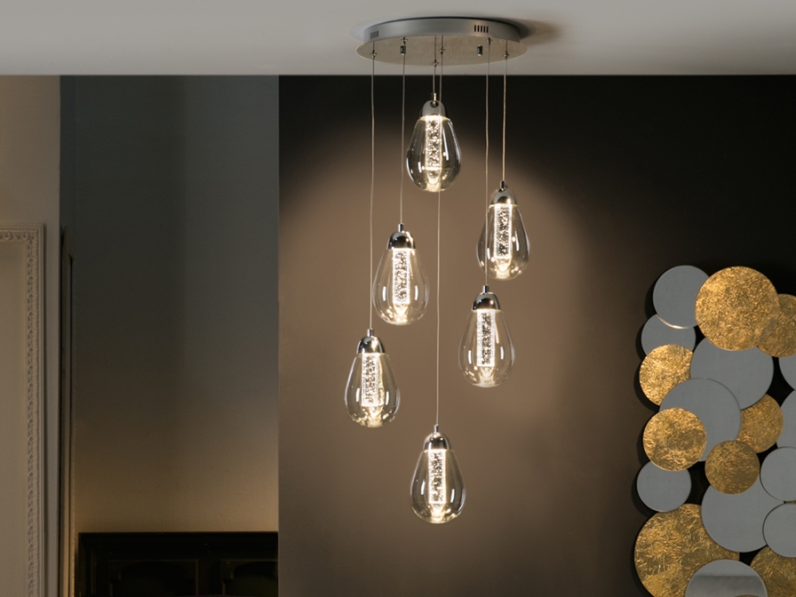 058002 Подвесной светильник 6L LED Ø41 Schuller Taccia 