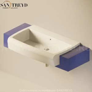 Flaminia UNA Консоль для раковины от 120 до 200 см синяя UNA90M1.5003