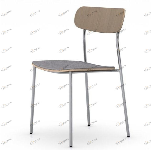 Vela Arredamenti Штабелируемый стул из железа и дерева Bistro Bistrò sun-id-1442067