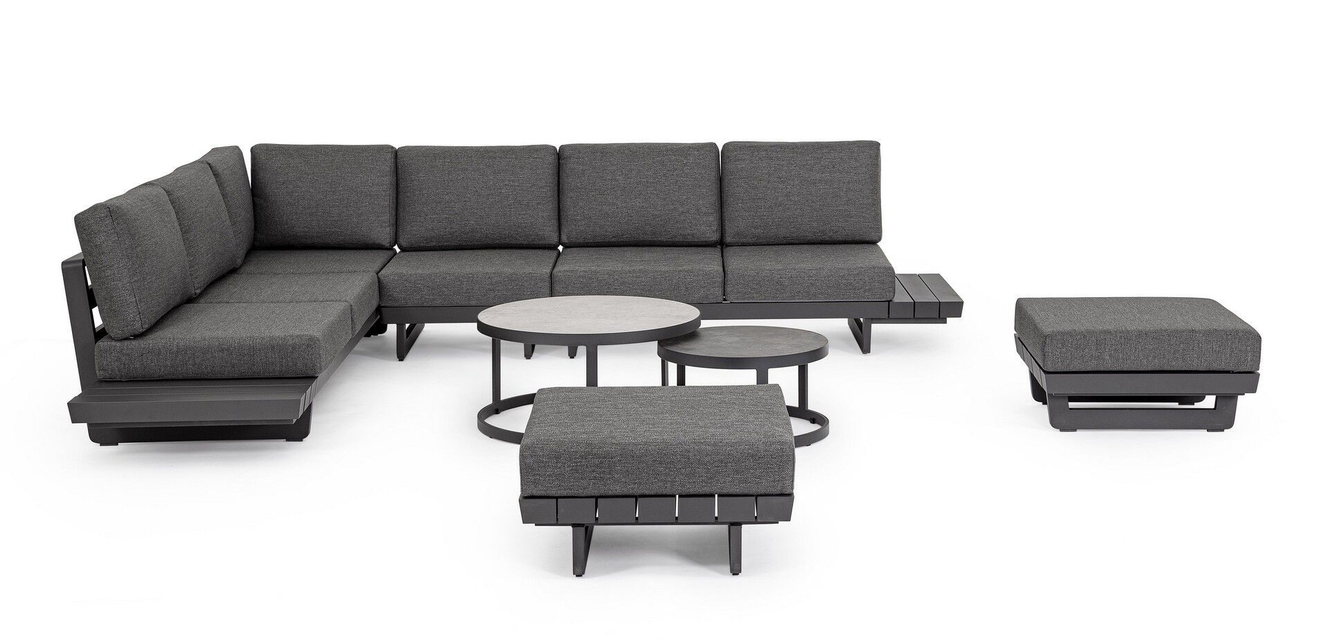 Угловой садовый диван из ткани BIZZOTTO Infinity ARCH-00091397 - Вид №23