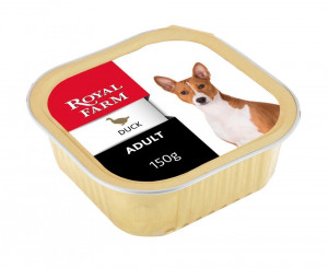 ПР0043295 Корм для собак утка конс. 150г ROYAL FARM