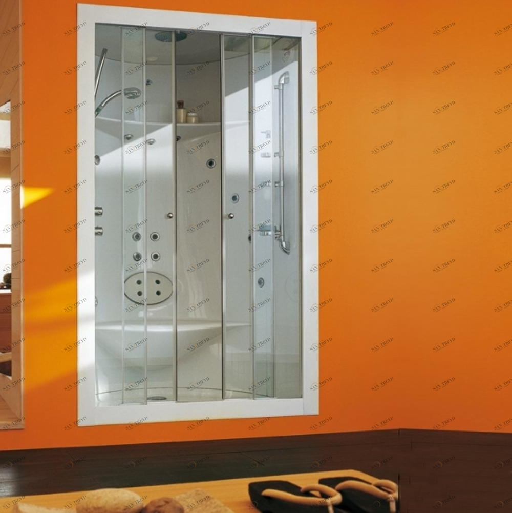 Душевая кабина встраиваемая с гидромассажем Box Sabi In Digit Karolitalia BLUBLEUBOXSABIINDIGIT