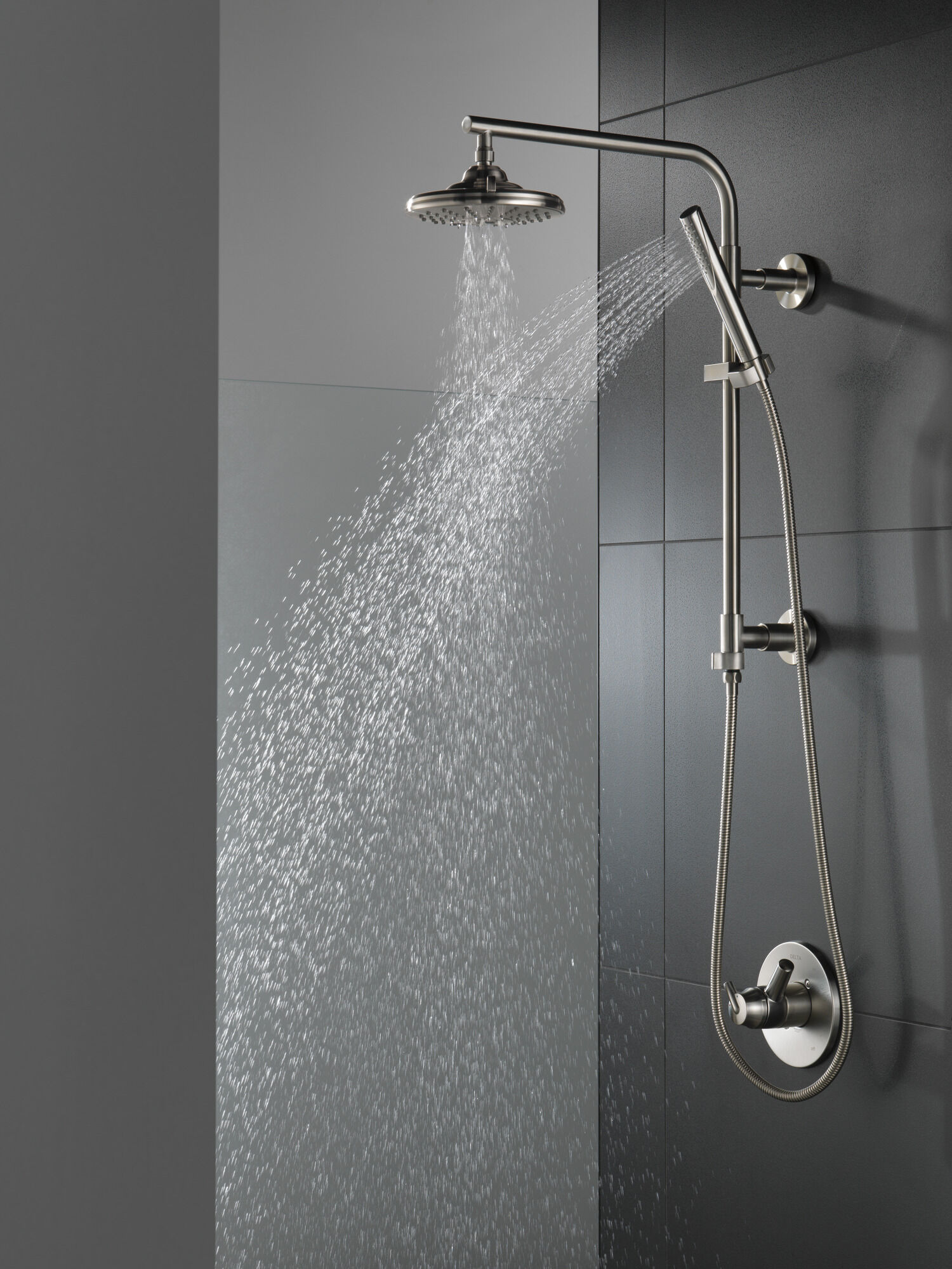58810-SS Душевая колонна 18 дюймов, круглая Delta Faucet Universal Showering Нержавеющая сталь  - Вид №6