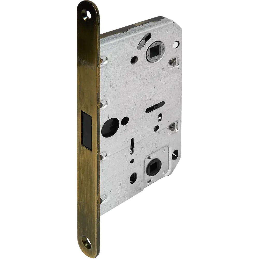 Защёлка под фиксатор 50-96, 196x195x18 мм, магнит, цвет бронза PUNTO STLM-2043548