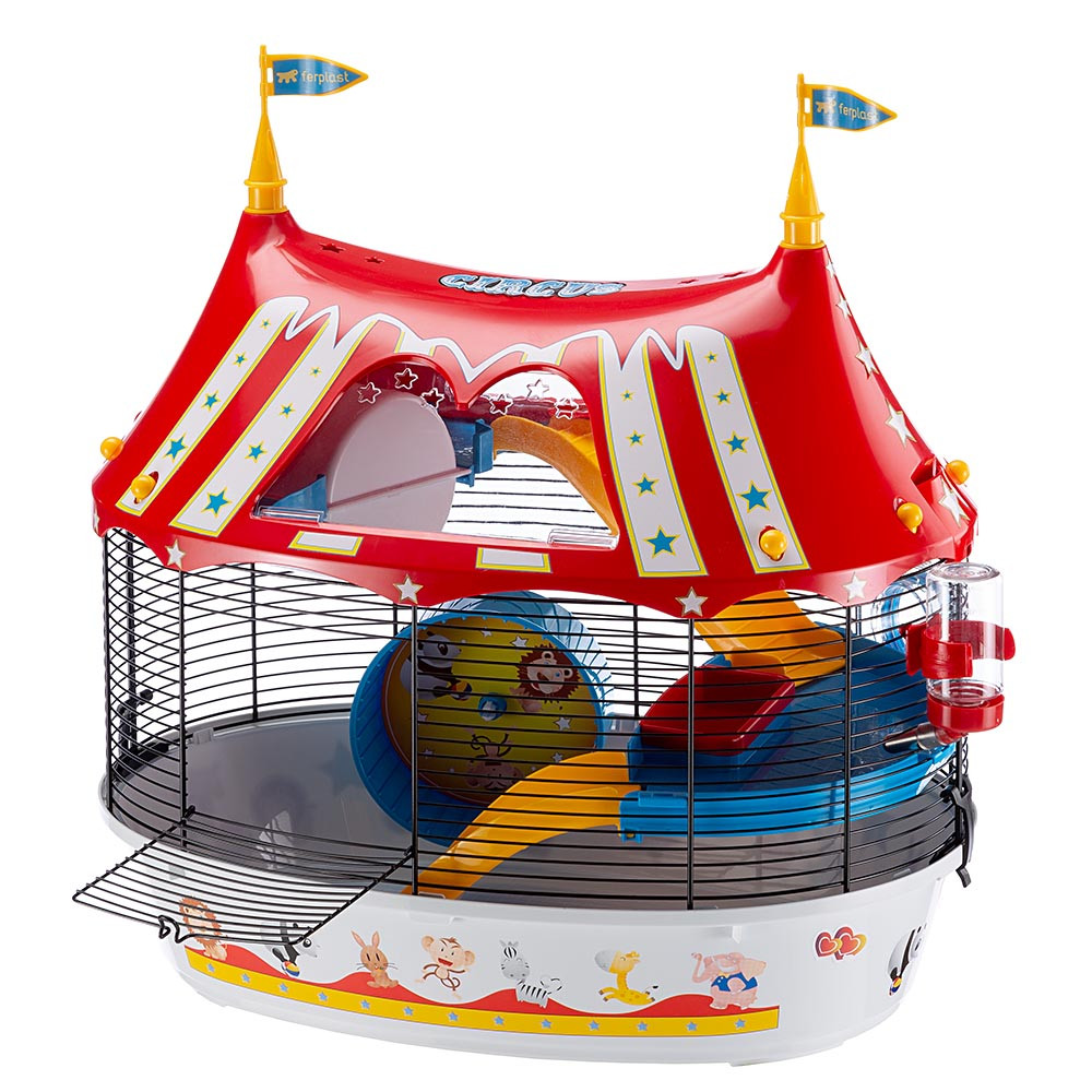 УТ0015983 Клетка для грызунов CIRCUS FUN для хомяков 49,5x34x42,5см FERPLAST  - Вид №7