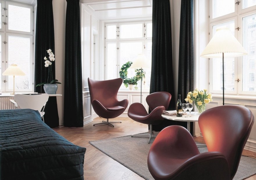 Кресло Arne Jacobsen Style Swan Chair черное SOHO DESIGN ДИЗАЙНЕРСКИЕ, SWAN 131543 Черный  - Вид №8