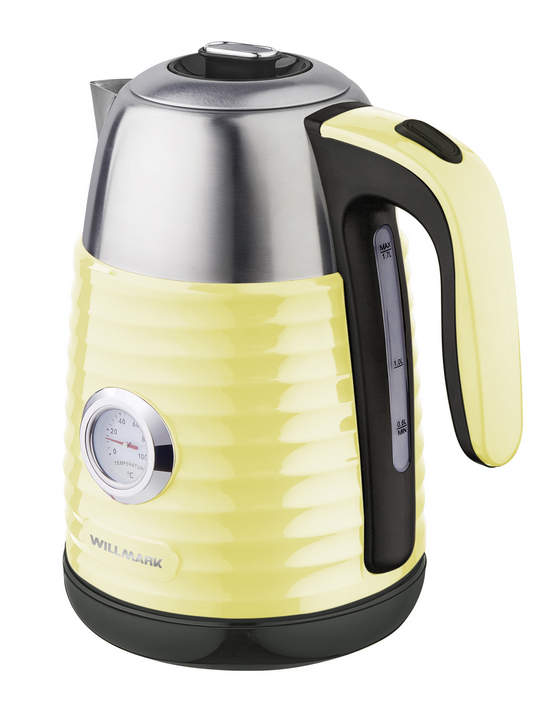 9908674 Электрочайник WILLMARK WEK-1738PST желтый STDN-0080780 - Вид №1