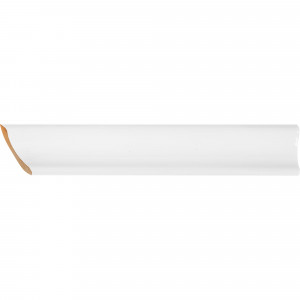 11388450 Уголок керамический срез правый 45 градусов 200х35 мм цвет белый Универсальная