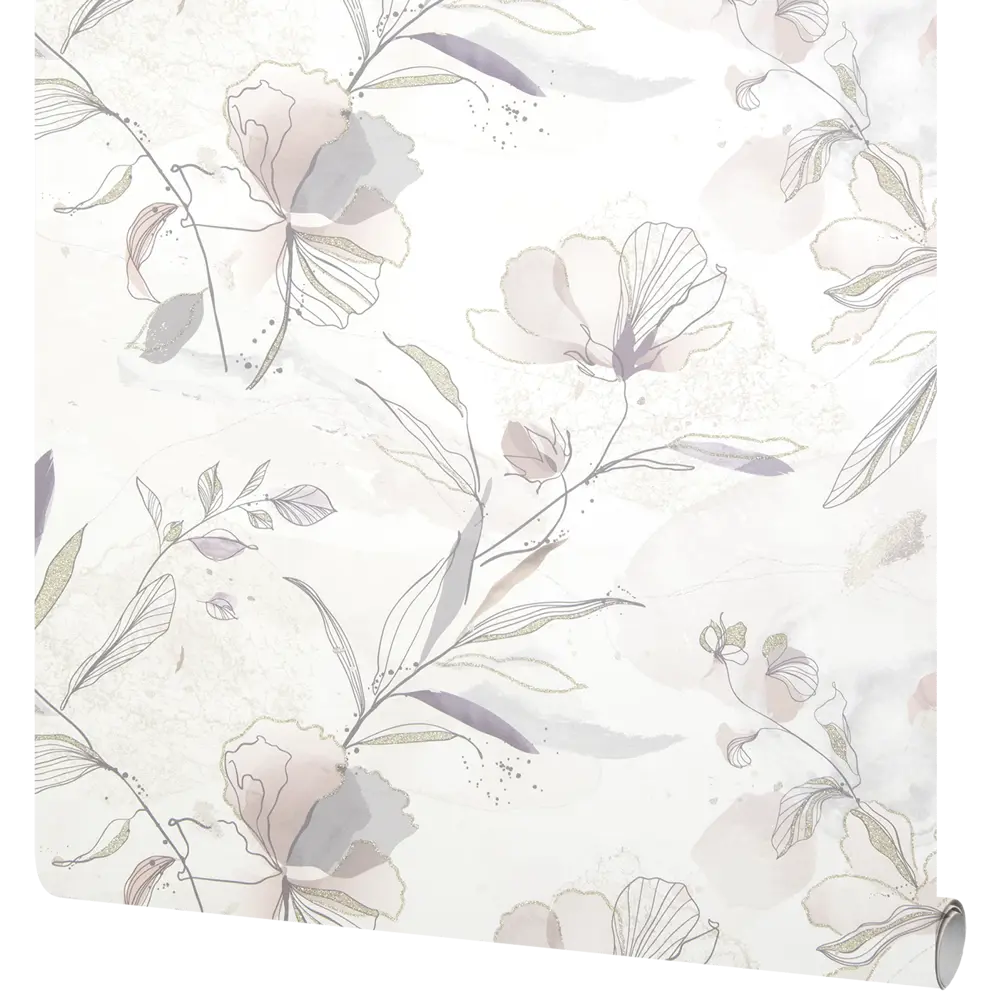 Обои флизелиновые Ateliero Olesya сиреневые 1.06 м AT281895 STLM-2201434