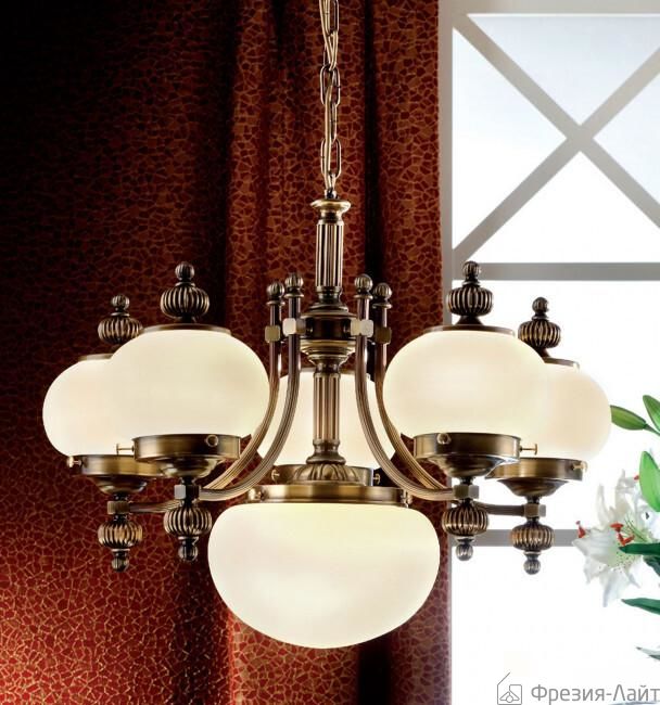 Orion LU 1319/5+1 Pat/328,329 champ glanz люстра подвесная Nostalgie 33901