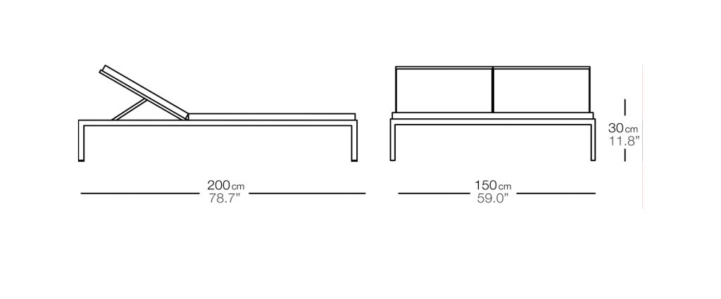 Nak двухместный шезлонг Bivaq sun-id-1986102 - Вид №3
