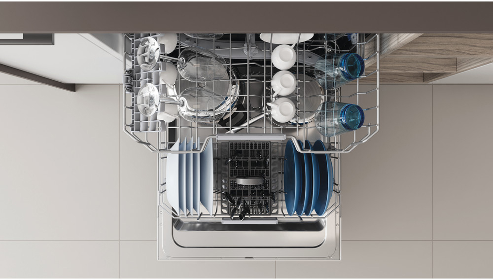 DIC 3B+16 A Встраиваемые посудомоечные машины/ полноразмерная встриваемая посудомоечная машина, 13 комплектов, белый Indesit Santreyd  - Вид №6