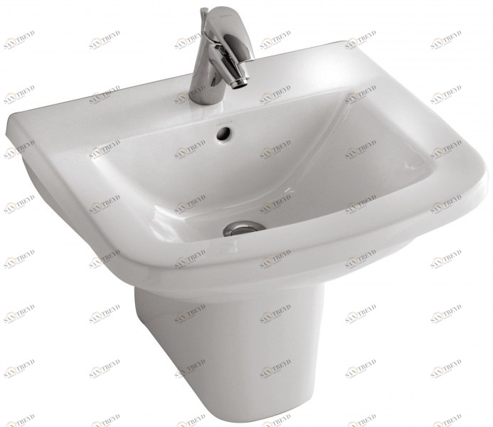 E1434-00 Подвесная раковина настенная прямоугольная JACOB DELAFON PANACHE белая