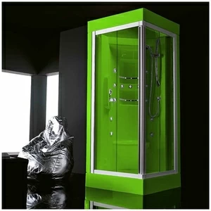 Душевая кабина Gruppo treesse Acquazzurra 80 STI-B7566D-S белая с гидромассажем угловая правая