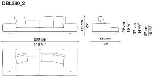 B&B Italia Кожаный диван Dock sun-id-1441060 - Вид №170