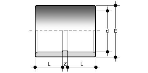 SANIT 841751210820202 Гильза, PVC-U  - Вид №1