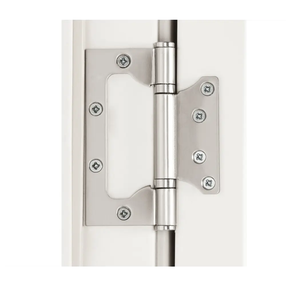 Дверь межкомнатная глухая Паудер 80x200 см Hardflex цвет белый с замком и петлями 89461624 STLM-2108940 KREAFORTA  - Вид №4