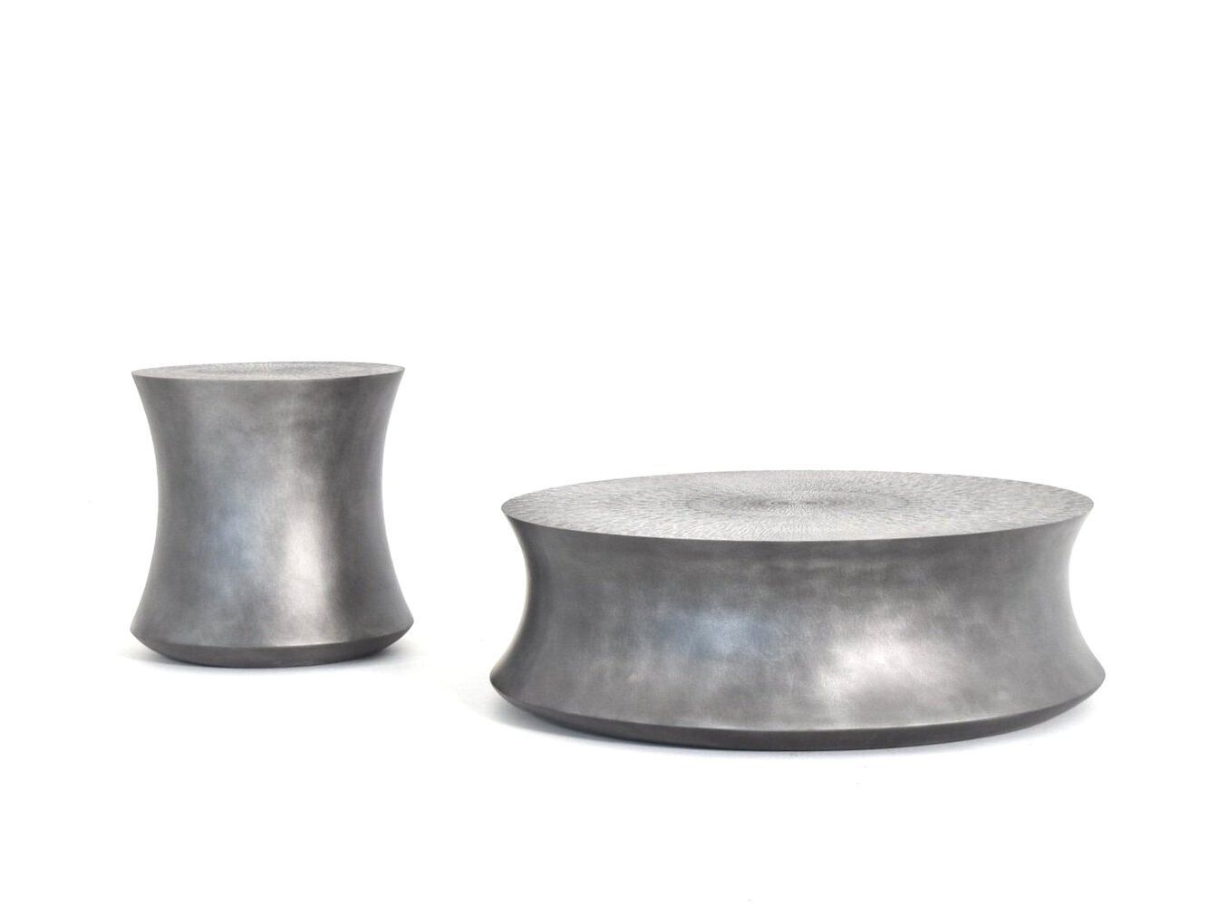 Круглый журнальный столик из стекловолокна ABLE AURA ARCH-00033417