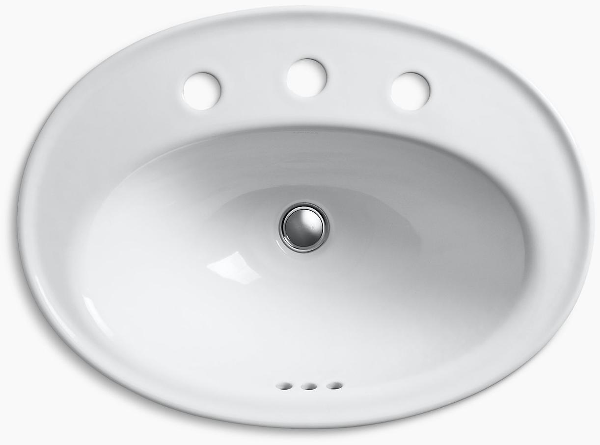 KOHLER Serif Встраиваемая раковина с 8 K-2075-8-47  - Вид №2