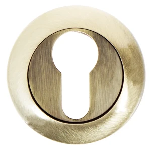 Накладка к ручкам на цилиндр Ren цвет бронза 2 шт.