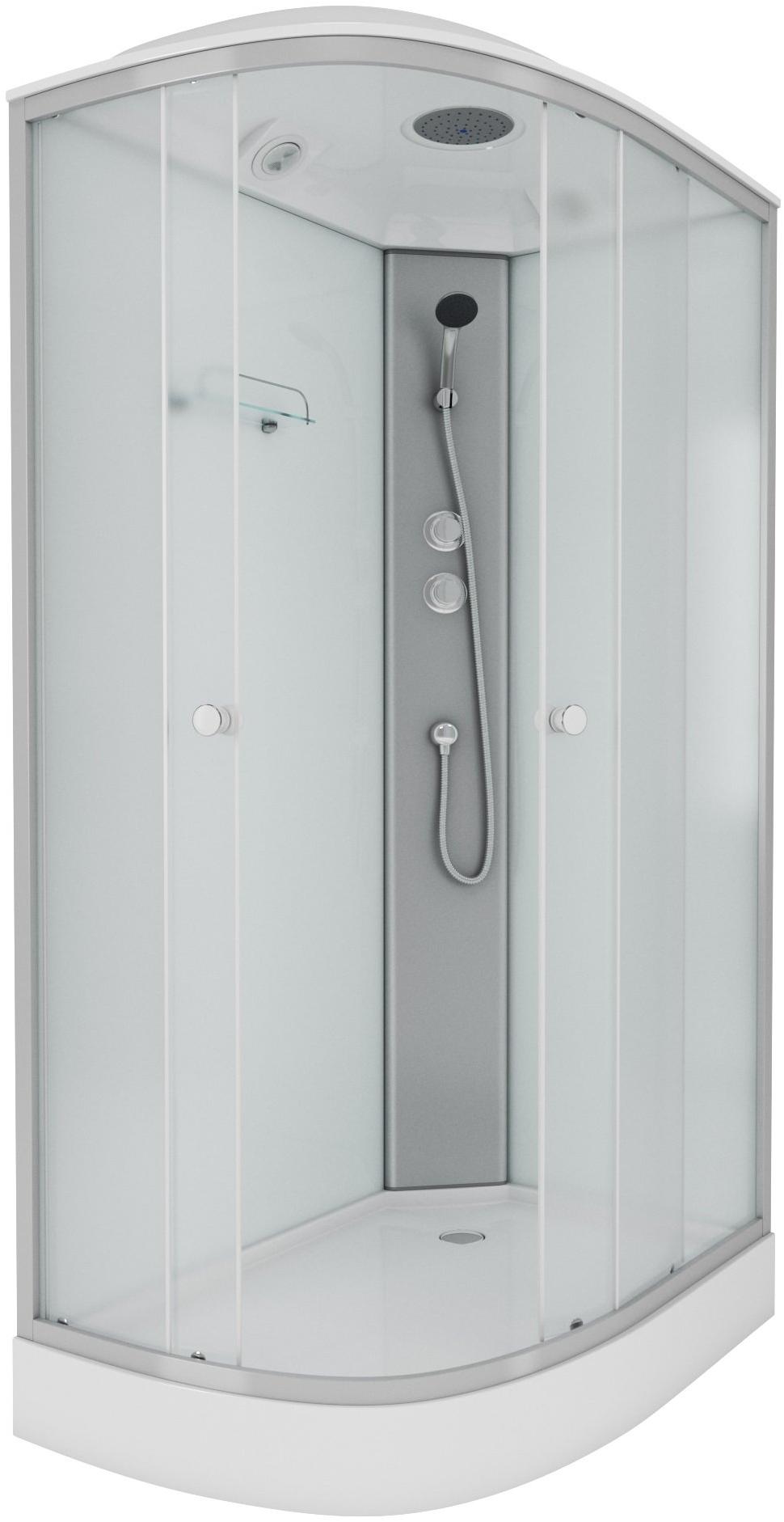 Душевая кабина NG- 4312-08L (1200х800х2150) низкий поддон(13см) стекло МАТОВОЕ Niagara ECO 4312L - Вид №1