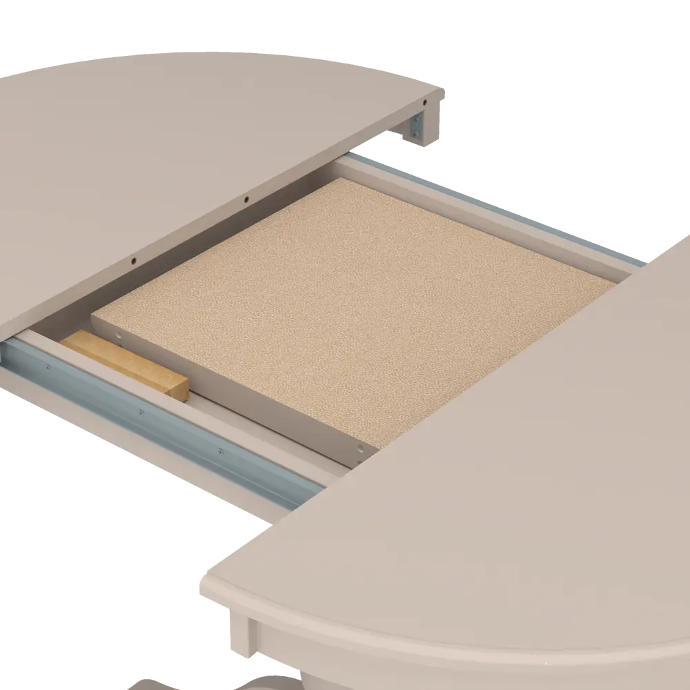 Стол кухонный Delinia Версаль раскладной 90-130x90 см круг дерево цвет топо STLM-2038915 - Вид №8