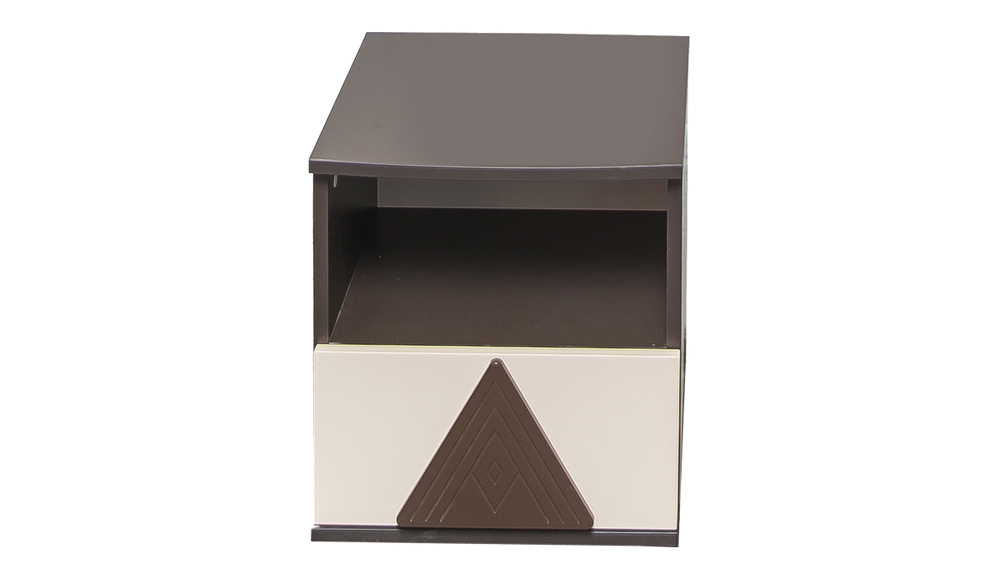 Тумбочка детская с полкой и ящиком "Апачи" МАНДАРИН АПАЧИ 178632 Коричневый Santreyd  - Вид №1