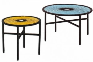Moroso Журнальный столик из стальных и цветных полиэтиленовых нитей M'afrique
