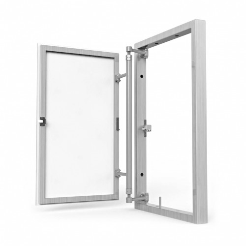 Алюминиевый люк под плитку, распашной, нажимной с регулировкой 300Х400 ВОЗРОЖДЕНИЕ sun-id-1025123 - Вид №3