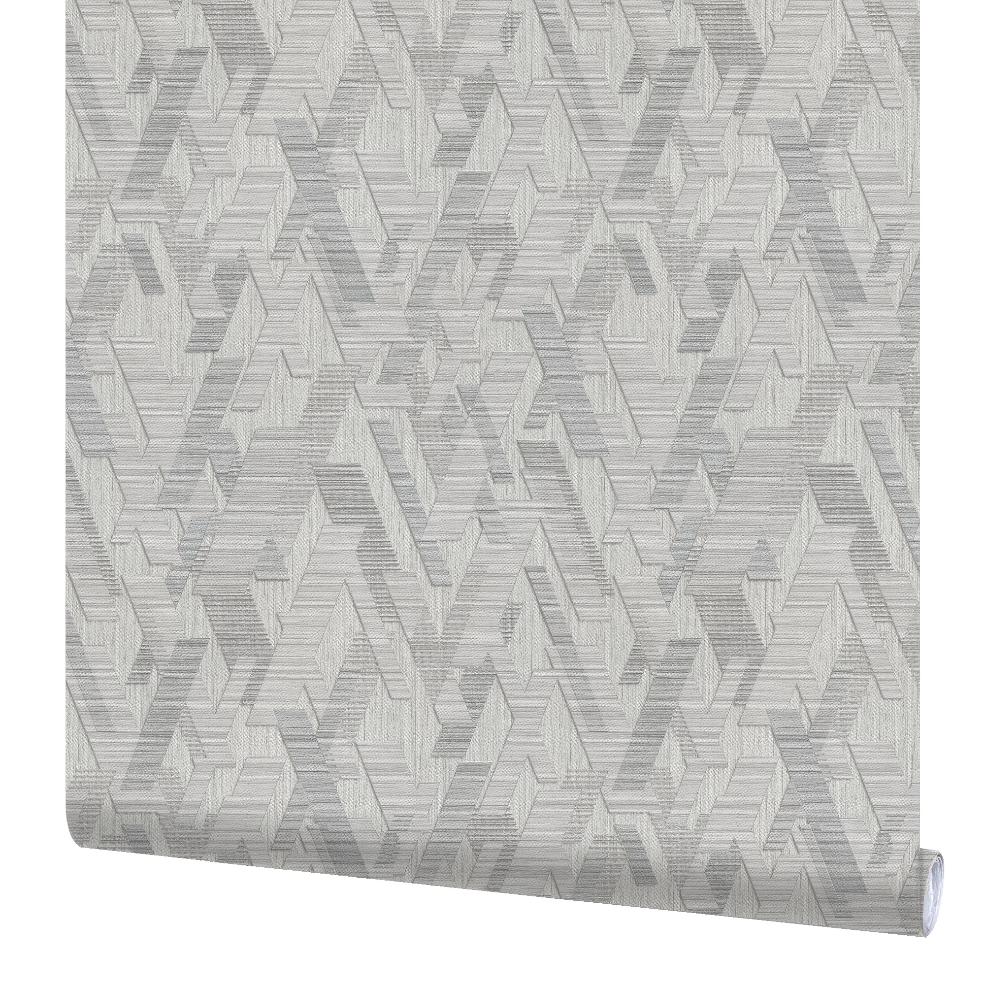 82399713 Обои флизелиновые серые 1.06 м 0420-2 Полосы Santreyd 