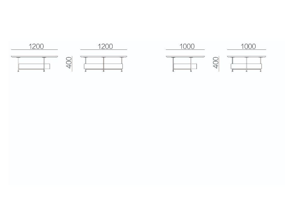 Мраморный журнальный столик с отсеком для хранения HC28 maison TILE ARCH-00094572 - Вид №2