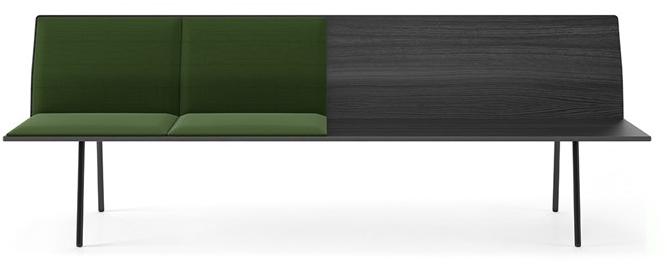 Viccarbe Деревянная скамейка со спинкой  To140/240-ro/at/t  - Вид №2