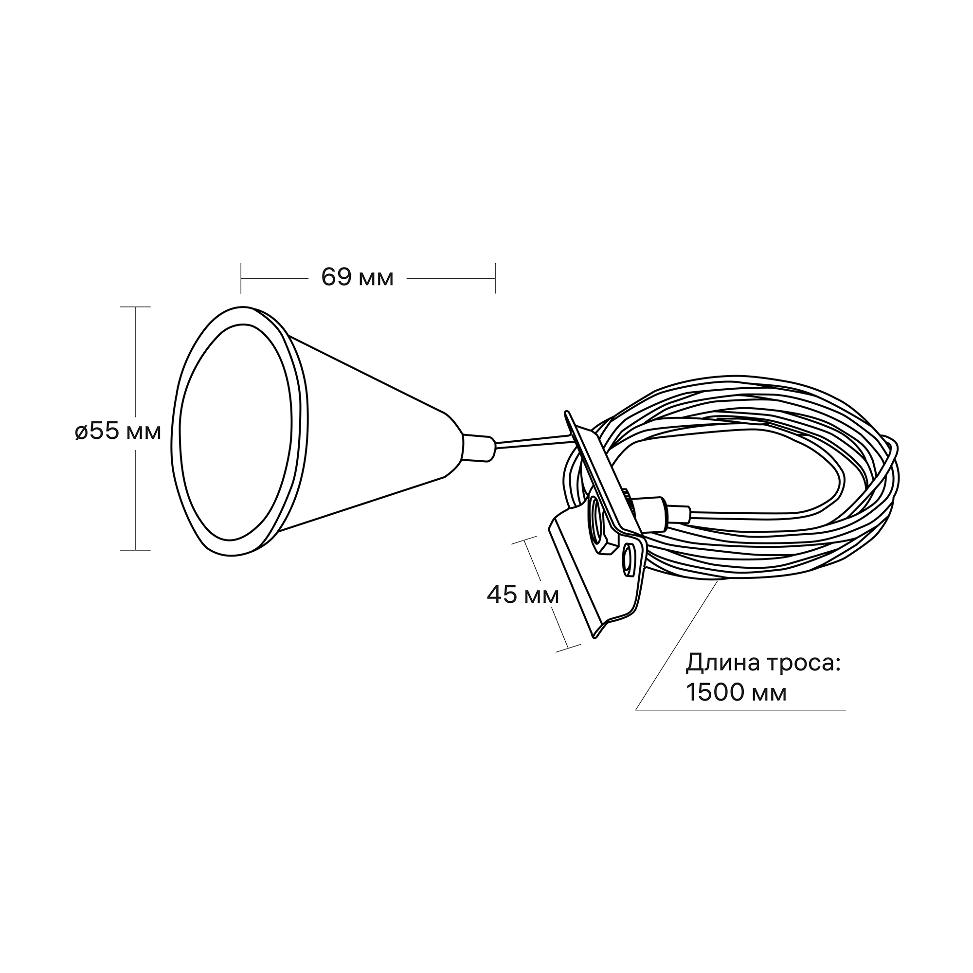 RITTER Тросовый подвес для трековой системы освещения 84848231 STLM-0056107 - Вид №8