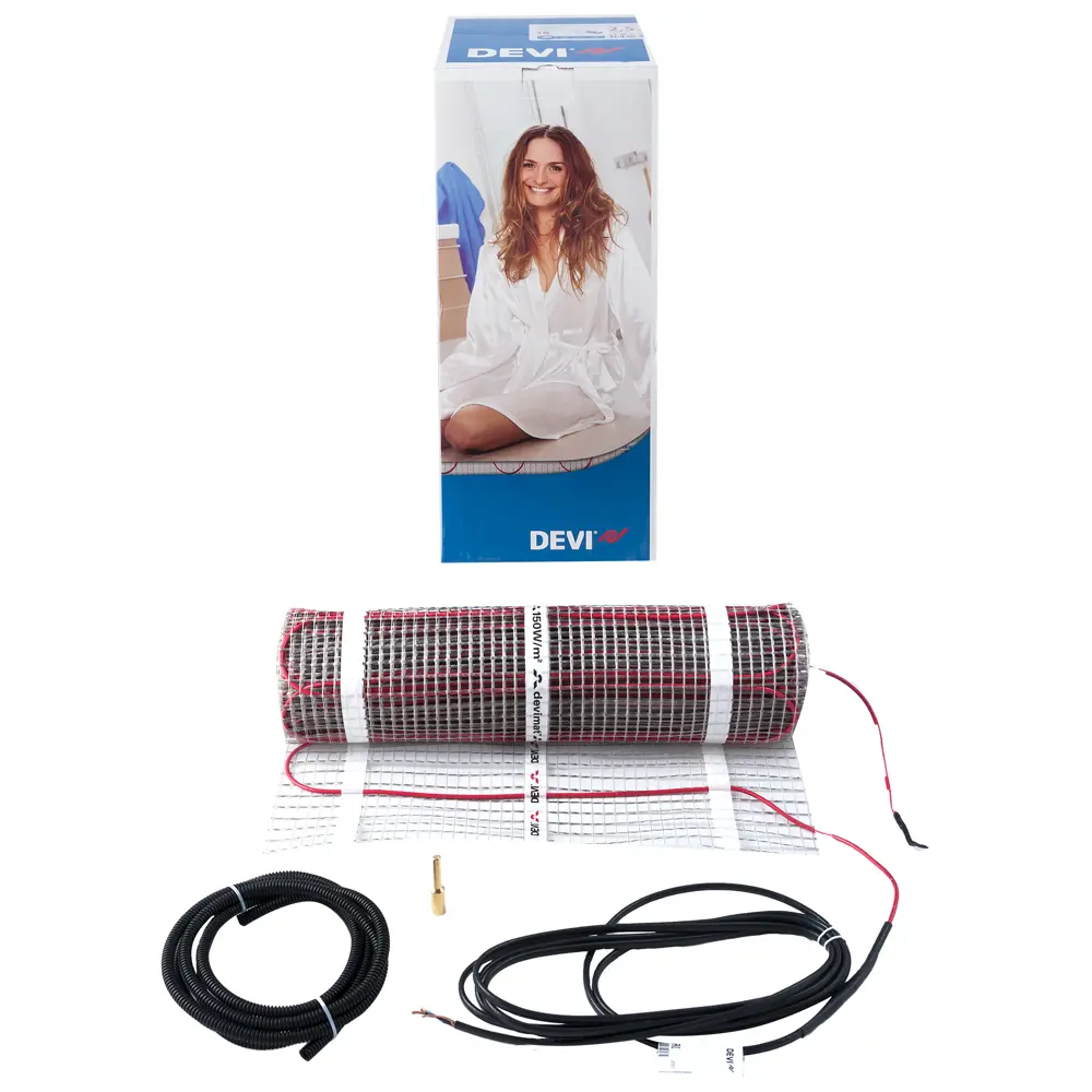 Нагревательный мат для теплого пола Devi 2.5 м2 375 Вт STLM-2144002