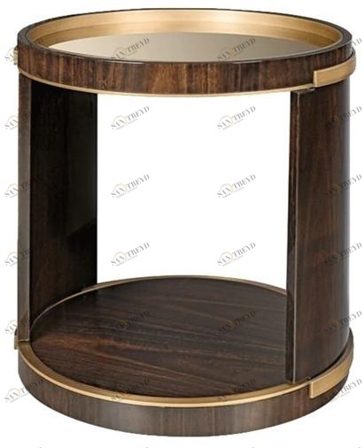 FRATO Круглый деревянный журнальный столик  Ffu260019aaa 